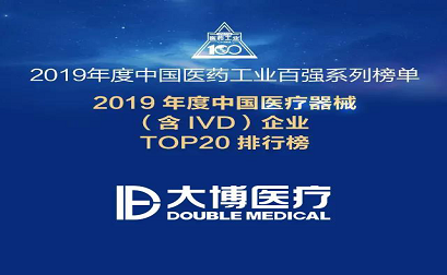 Double Medical의 강점을 목격하십시오  에 상단20 의료 기기 기업 에 중국